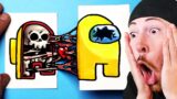 CRAZIEST Among Us Art Videos EVER!? (AMAZING!)