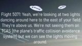 Canadian North crew reports 2 lights dancing in the sky over Yellowknife