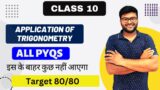 Chapter 9 Application of Trigonometry Previous Years Questions Class 10 IClass 10 Maths I Ashish Sir