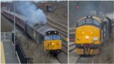 Clagging 50008 & 37403 visit rare track on Branch Line Society tour