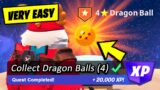Collect Dragon Balls in Dragon Ball Adventure Island (ALL 4 LOCATIONS) – Fortnite Quest