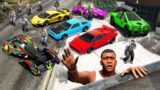 Collecting RARE CARS in a ZOMBIE Apocalypse in GTA 5!