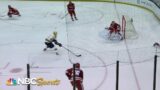 College hockey: Wisconsin Badgers vs. Notre Dame | EXTENDED HIGHLIGHTS | 1/27/23 | NBC Sports