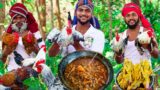 Country Chicken Curry || Desi Ganja Jhola || Village Country Chicken Recipe Cooking For Children.