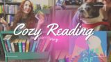 Cozy Mystery Reading Vlog, Mini Book Haul, & Petsitting A Boston Terrier!