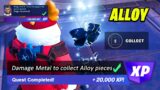 Damage Metal structures to collect alloy pieces – Fortnite Oathbound Quests