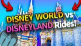 Disney World Rides vs Disneyland Rides
