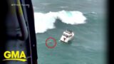 Dramatic rescue at sea caught on camera | GMA