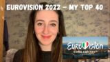 EUROVISION 2022 – MY TOP 40 (BY A CLASSICAL MUSICIAN)