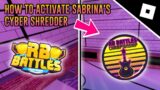 [EVENT] How to Activate Sabrina's Cyber Shredder… | Roblox: RB Battles