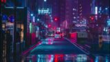 Escape the city chaos with soothing lo-fi beats and calming night traffic views
