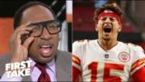 FIRST TAKE | Stephen A 'Color Skin No Matter" Patrick Mahomes the BEST QB in Chiefs vs Eagles