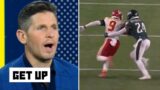 GET UP| Dan Orlovsky furious at refs for holding call on Eagles at critical point in Super Bowl LVII