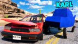 Getting Chased By the NEW Karl Police Mod in BeamNG Drive Mods!