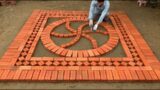 Great Idea Design Unique Small Playground In The Garden Using Scrap Terracotta And Ceramic Tiles