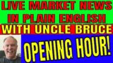 HOW OPTION WRITERS WIN AS MARKETS FALTER LIVE STOCK TRADING IN PLAIN ENGLISH WITH UNCLE BRUCE
