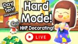Hard Mode Animal Crossing | Starbloom Day Ten! | HHP Decorating!