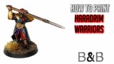 How to paint Haradrim Warriors