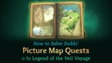 How to solve Sudds' Picture Map Quest in the Veil of the Ancients Voyage | Sea of Thieves