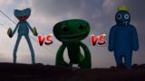 Huggy Wuggy VS Jumbo Josh (Green Monster Garten of Banban) VS Blue (Rainbow Friends)