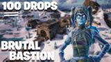 I Dropped Brutal Bastion 100 Times And This Is What Happened (Fortnite 100 Drops)