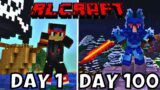 I Spent 100 Days in New RLCRAFT.. Here's what happened