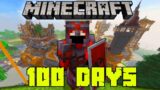 I Survived 100 DAYS in a 3 Year Old SERVER