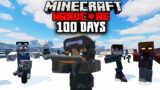 I Survived 100 Days in Winter APOCALYPSE in Minecraft