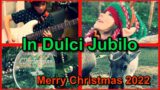 In Dulci Jubilo Mike Oldfield guitar cover by 9 year old/Chester Cathedral Christmas market/Reindeer