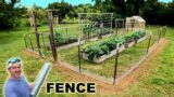 Install a FENCE around the GARDEN stop Groundhogs Rabbit Deer Squirrels Raccoon Animals