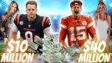 Joe Burrow VS Patrick Mahomes | MANSIONS, CARS, NET WORTH