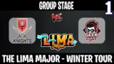 Knights vs Geek Slate Game 1 | Bo2 | Group Stage The Lima Major 2023 Winter Tour | Spotnet Dota 2