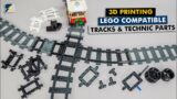 LEGO compatible 3d printing Vol. 2 – train tracks and custom Technic pieces