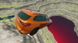 Leap Of Death Car Jumps & Falls Into Red water – BeamNG.Drive | Crazy Gamiyo