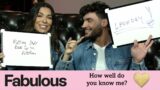 Love Island's Davide and Ekin-Su test their relationship with a game of 'How Well Do You Know Me?'