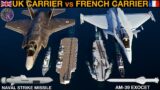 MODERNIZED UK Carrier Group vs French Carrier Group (Naval Battle 86) | DCS