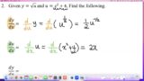 MTH 261 Chain Rule broken into pieces example 2 on page 52