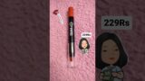 Mars Lip Crayon Boss Lady Review/Terracotta Lip Shades/Best Nude Shades For Indian Skin Tone/#shorts