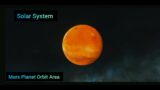 Mars Planet Orbit Viewing in Solar System
