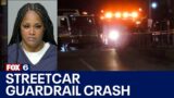 Milwaukee streetcar guardrail crash, passenger killed, driver charged | FOX6 News Milwaukee