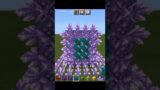 Minecraft Cyan Glazed Terracotta Amythest Cluster Dimension ldea (World's Smallest Violin)#shorts