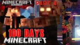 Minecraft Haunted Blood Moon survive part 4 with friend | Me concert with zombies |survive 100 days|