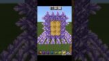 Minecraft Yellow Glazed Terracotta Amythest Cluster Dimension Idea (World's Smallest Violin) #shorts