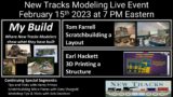 Model Railroad Meetup with New Tracks Modeling February 8, 2023