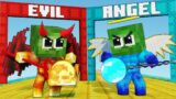 Monster School : Devil vs Angel – Baby Zombie Fire vs Baby Zombie Ice Run Challenge -Funny Animation