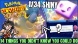 New 100% Fast ANY Shiny Exploit & OP Teleport Trick & More – 14 Secrets in Pokemon Scarlet Violet!