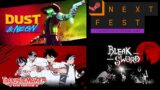 Next Fest Demo Stream! – Neon Dust pt 2, Troublemaker, and Bleak Sword!