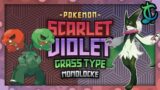 Nuzlocking Pokemon SCARLET AND VIOLET… But With Only Grass Type Pokemon! (No Items/overleveling)
