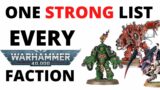 One Strong Army List for Every Warhammer 40K Army in Arks of Omen – Competitive Tournament Rosters