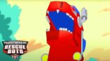 Optimus Prime Dino Transformation | Kid’s Cartoon | Transformers: Rescue Bots | Transformers TV